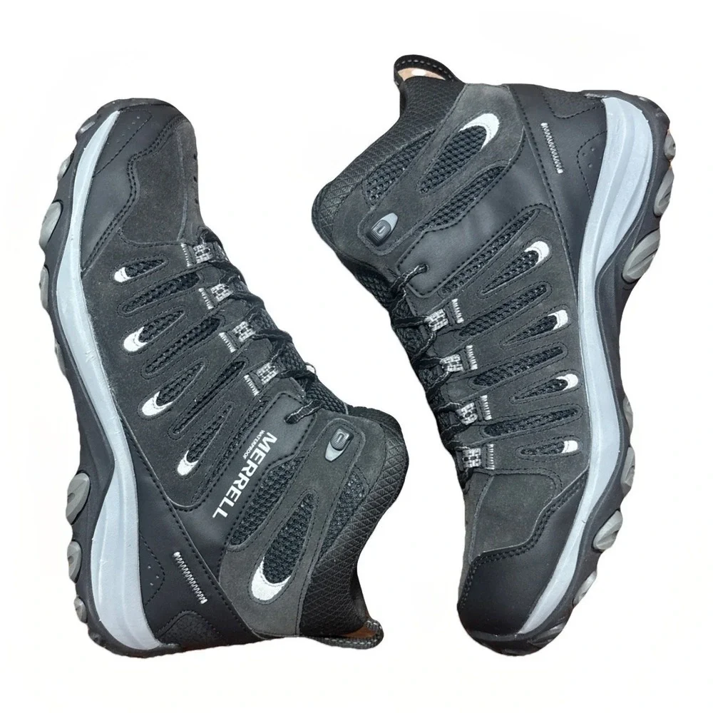Merrell Men's Crosslander 3 Mid Hiking Boots - Waterproof, Suede size 11